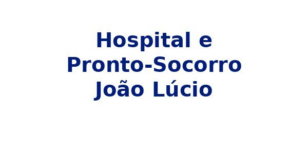 Hospital e Pronto-Socorro João Lúcio